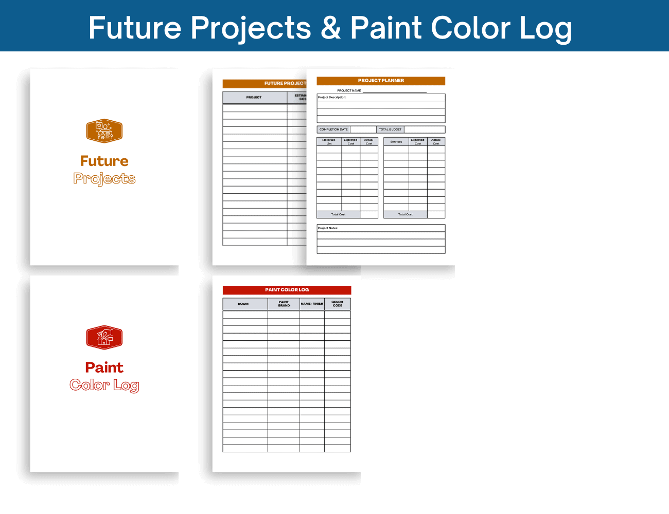 Home Maintenance Binder Fillable and Printable PDF | leveledupdads.com